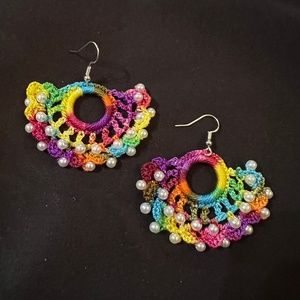 Crocheted Earrings (handmade)